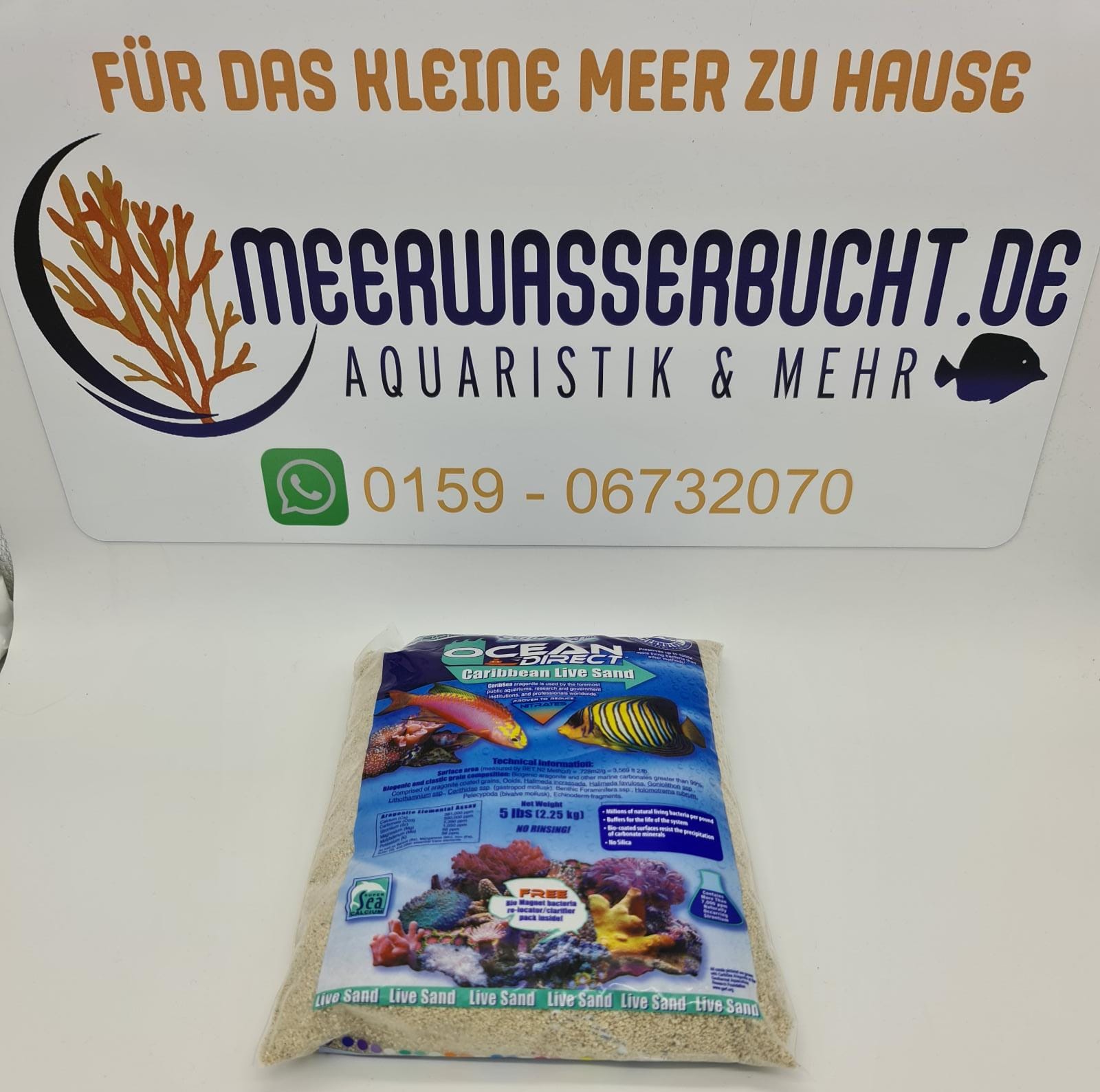 CaribSea Ocean Direct Lifesand 18,14kg