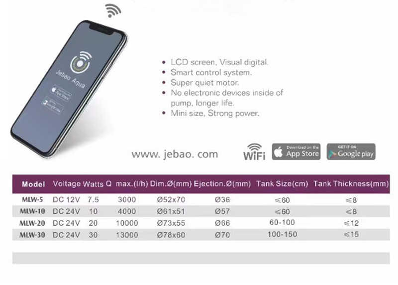 MLW 10 Strömungspumpe Wifi